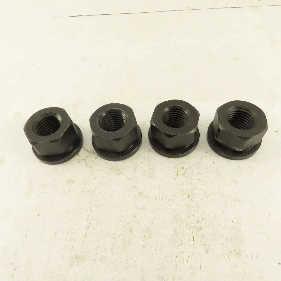 7/8"-9 Hold Down Flange Nut Black Oxide Lot Of 4
