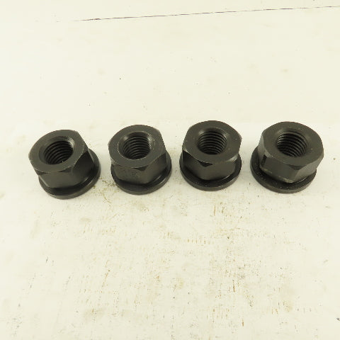 7/8"-9 Hold Down Flange Nut Black Oxide Lot Of 4