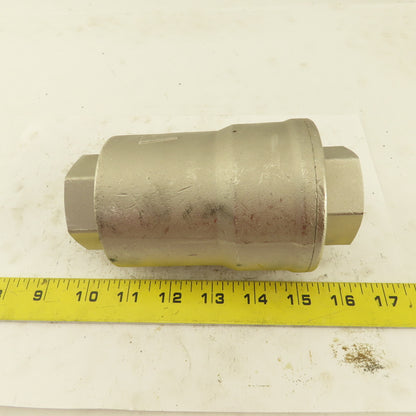 OML Automation 1-1/4" NPT Stainless Steel Pneumatic Valve 8 Bar