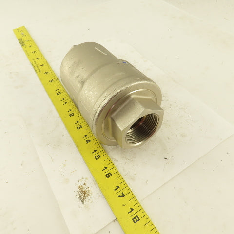 OML Automation 1-1/4" NPT Stainless Steel Pneumatic Valve 8 Bar