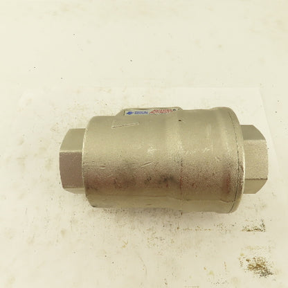 OML Automation 1-1/4" NPT Stainless Steel Pneumatic Valve 8 Bar