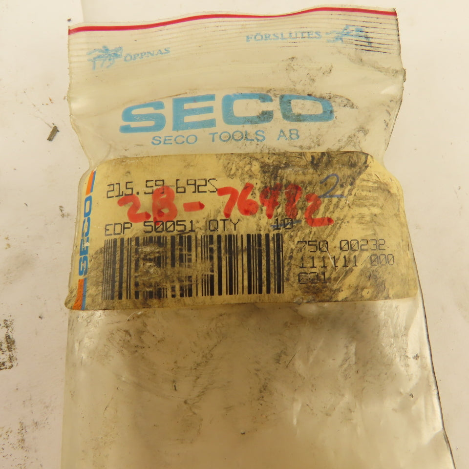 Seco 215.59-692S EDP 50051 Assembly Screw Lot Of 2