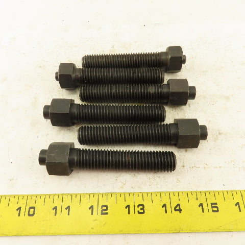 5/8-11 x 3-5/8" Clamp Rest Button Bolt No Jam Nut Lot Of 6