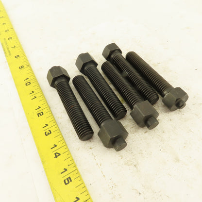 5/8-11 x 3-5/8" Clamp Rest Button Bolt No Jam Nut Lot Of 6