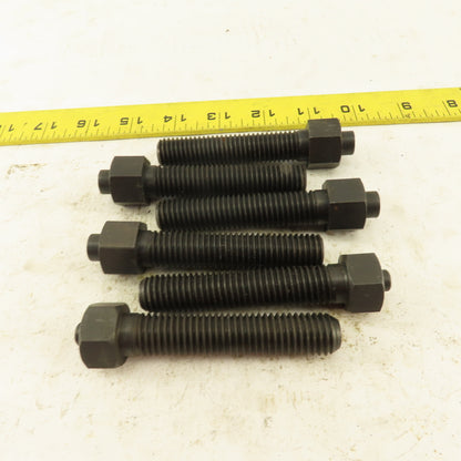5/8-11 x 3-5/8" Clamp Rest Button Bolt No Jam Nut Lot Of 6