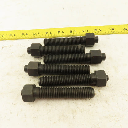5/8-11 x 3-5/8" Clamp Rest Button Bolt No Jam Nut Lot Of 6