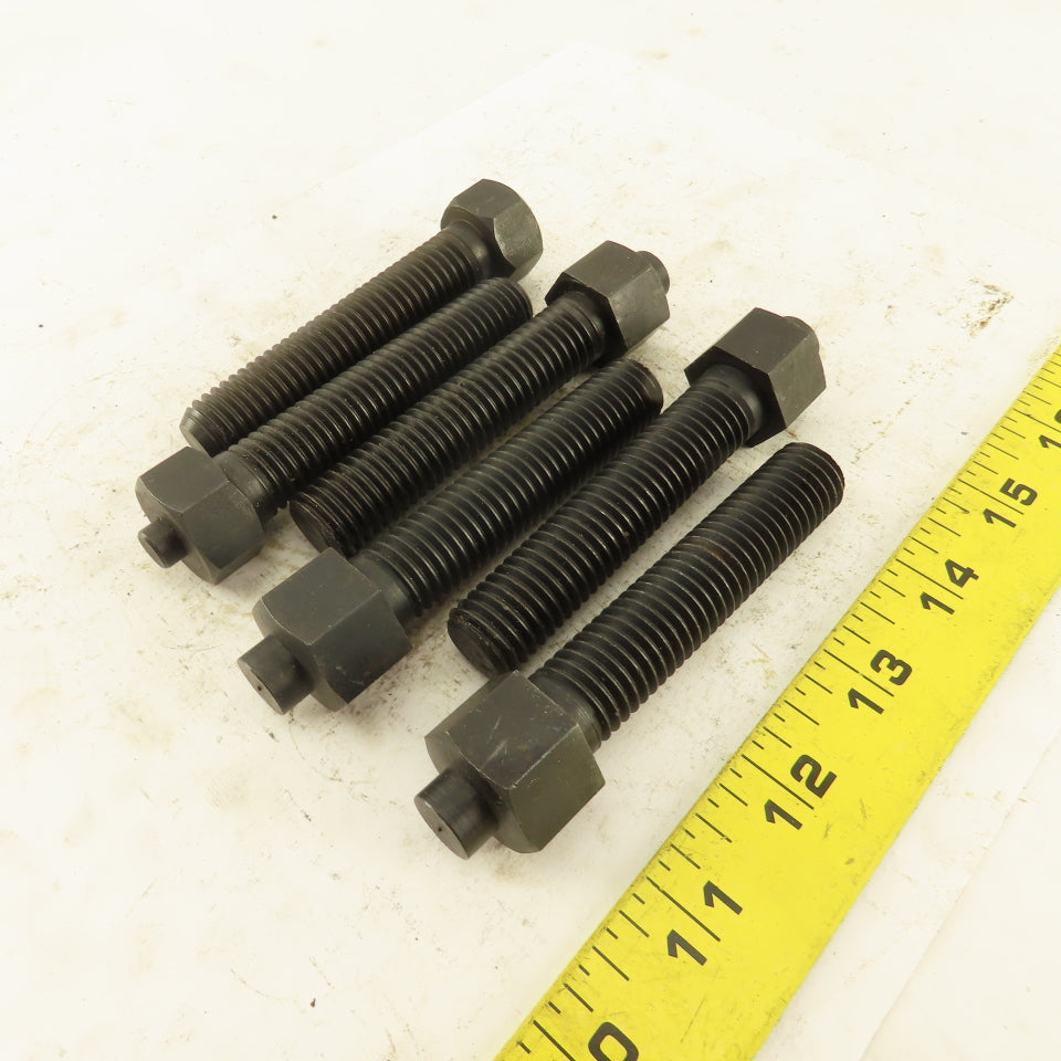 5/8-11 x 3-5/8" Clamp Rest Button Bolt No Jam Nut Lot Of 6