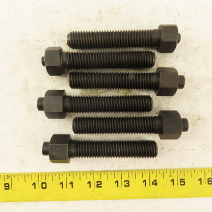5/8-11 x 3-5/8" Clamp Rest Button Bolt No Jam Nut Lot Of 6