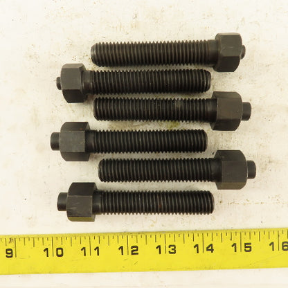 5/8-11 x 3-5/8" Clamp Rest Button Bolt No Jam Nut Lot Of 6