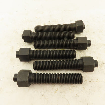 5/8-11 x 3-5/8" Clamp Rest Button Bolt No Jam Nut Lot Of 6