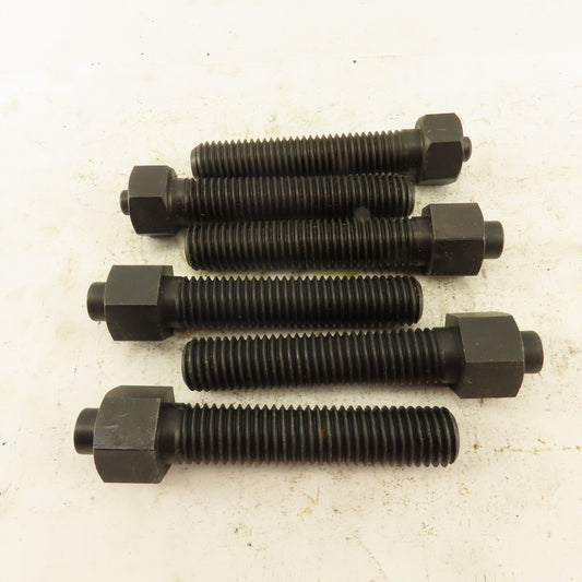 5/8-11 x 3-5/8" Clamp Rest Button Bolt No Jam Nut Lot Of 6