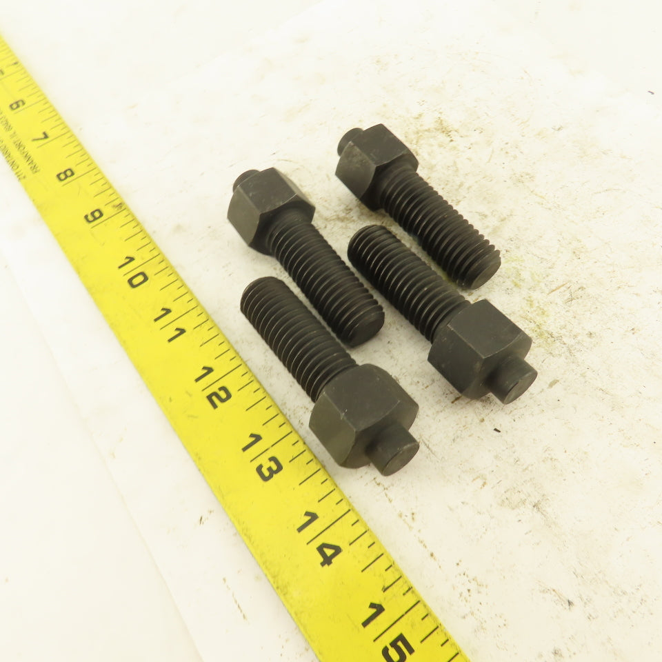 5/8-11 x 2-5/8" Clamp Rest Button Bolt No Jam Nut Lot Of 4
