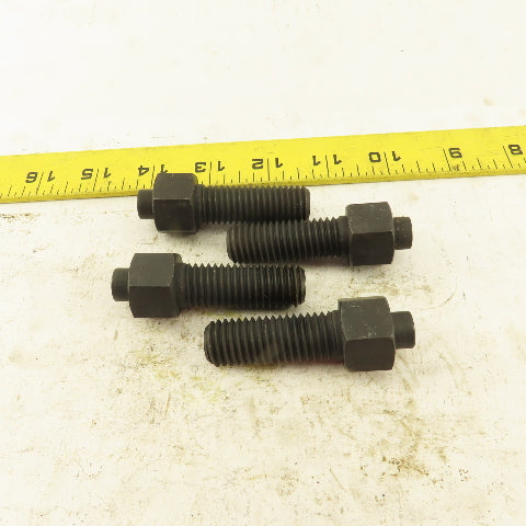 5/8-11 x 2-5/8" Clamp Rest Button Bolt No Jam Nut Lot Of 4