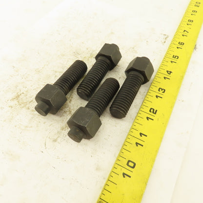 5/8-11 x 2-5/8" Clamp Rest Button Bolt No Jam Nut Lot Of 4