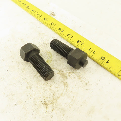 3/4-10 x 2-1/2" Clamp Rest Button Bolt No Jam Nut Lot Of 2