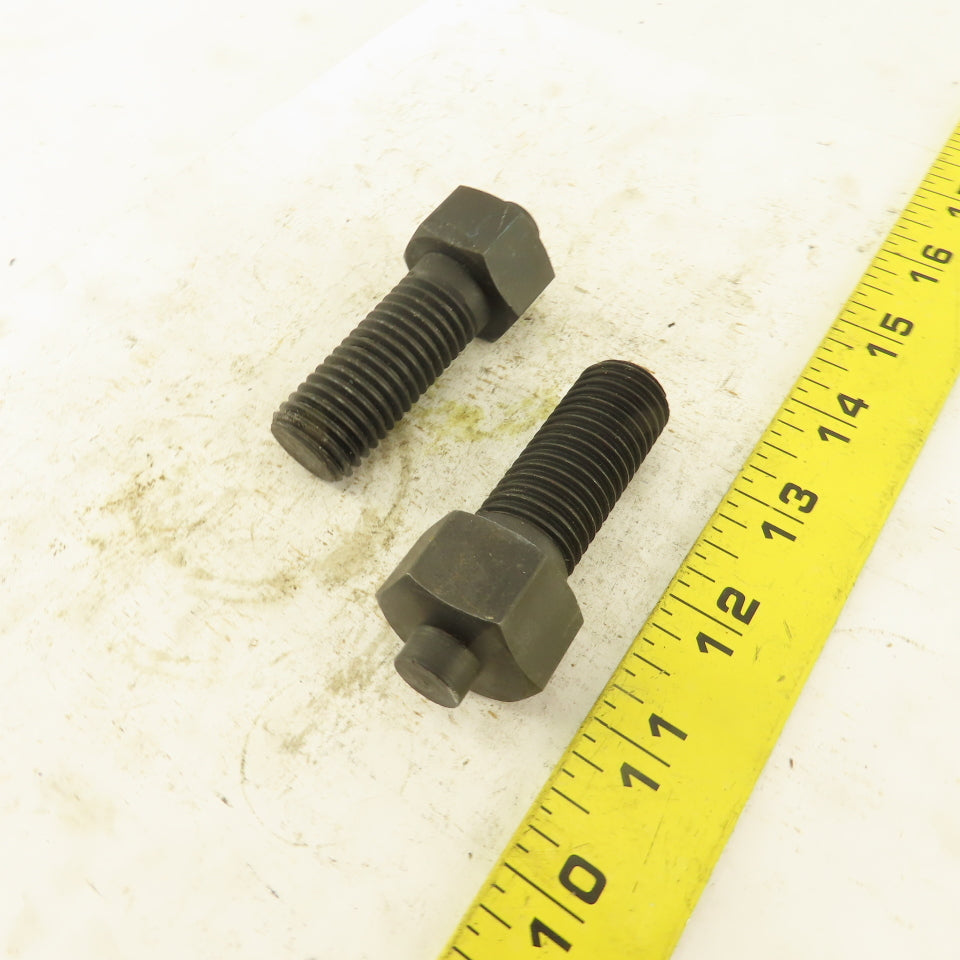 3/4-10 x 2-1/2" Clamp Rest Button Bolt No Jam Nut Lot Of 2