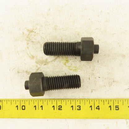 3/4-10 x 2-1/2" Clamp Rest Button Bolt No Jam Nut Lot Of 2