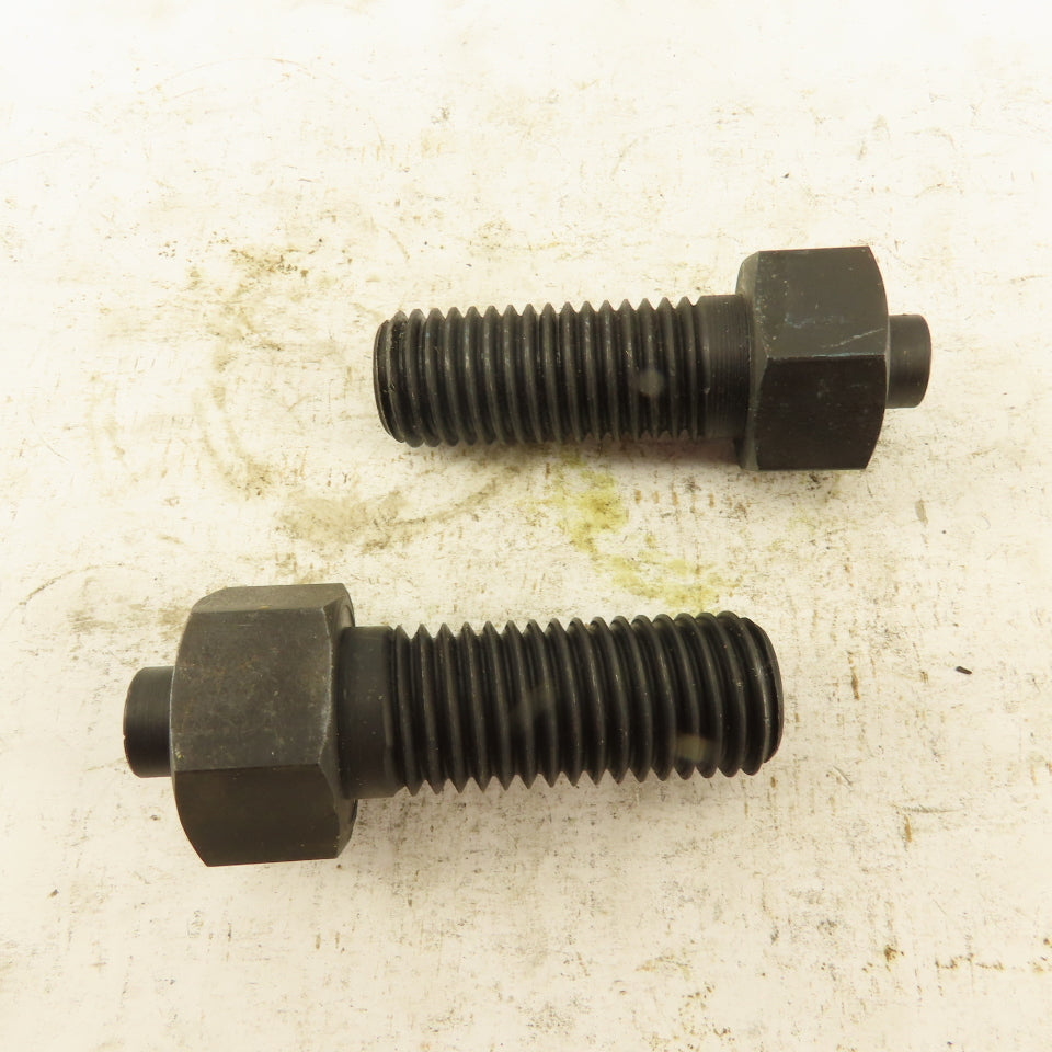 3/4-10 x 2-1/2" Clamp Rest Button Bolt No Jam Nut Lot Of 2
