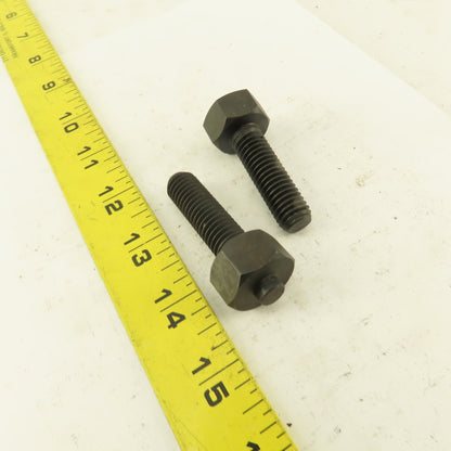 1/2-13 x 2-1/8" Clamp Rest Button Bolt No Jam Nut Lot Of 2