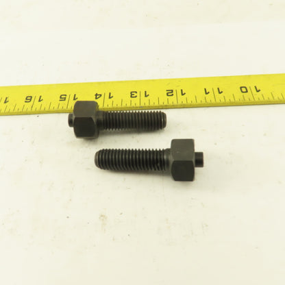 1/2-13 x 2-1/8" Clamp Rest Button Bolt No Jam Nut Lot Of 2