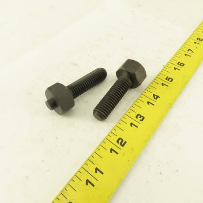 1/2-13 x 2-1/8" Clamp Rest Button Bolt No Jam Nut Lot Of 2