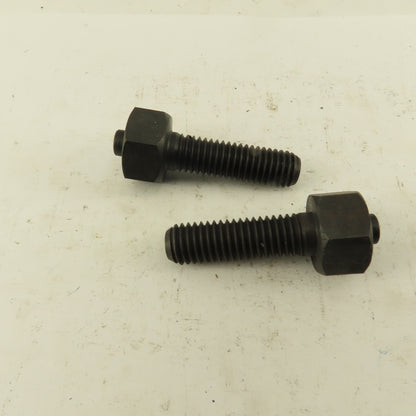 1/2-13 x 2-1/8" Clamp Rest Button Bolt No Jam Nut Lot Of 2