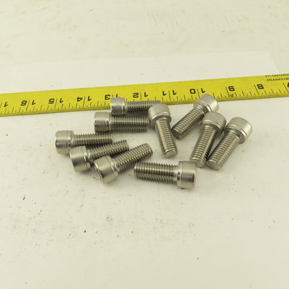 M12-1.75 Pitch x 30mm Type 18-8 Stainless Steel Socket Head Cap Screw Lot Of 10