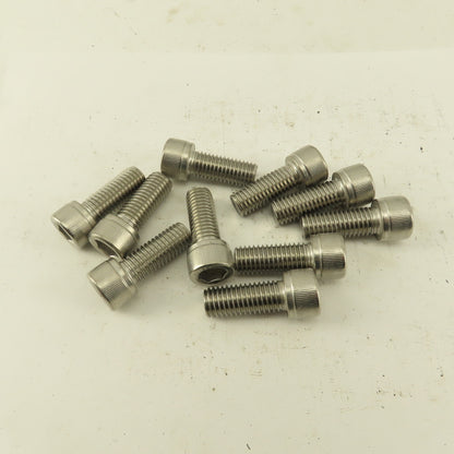 M12-1.75 Pitch x 30mm Type 18-8 Stainless Steel Socket Head Cap Screw Lot Of 10