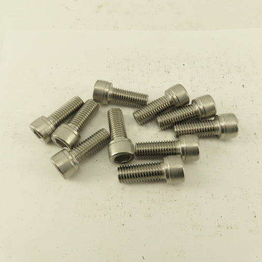 M12-1.75 Pitch x 30mm Type 18-8 Stainless Steel Socket Head Cap Screw Lot Of 10
