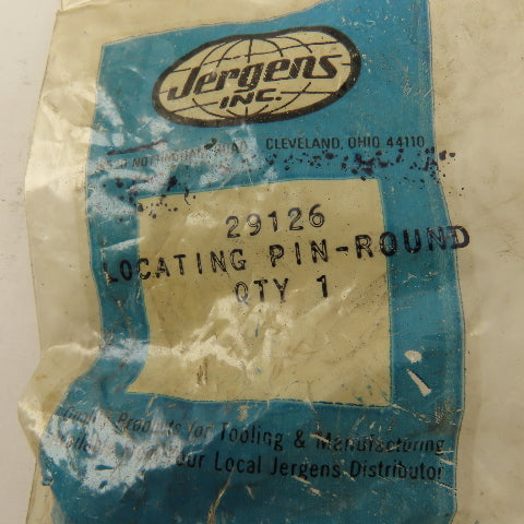 Jergens 29126 1/2" Round Slip Fit Locating Pin Lot Of 2