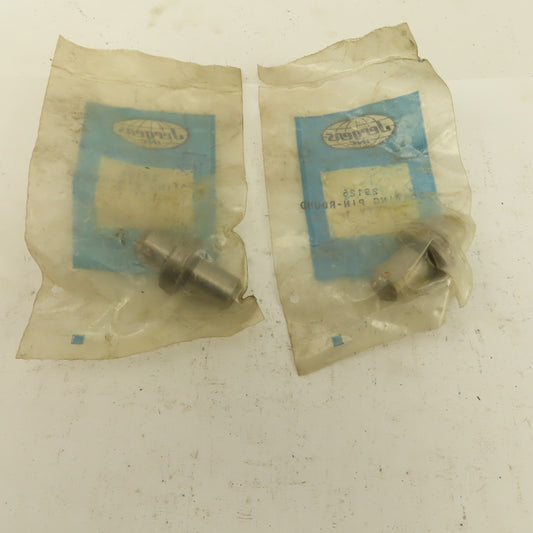 Jergens 29126 1/2" Round Slip Fit Locating Pin Lot Of 2