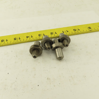 Jergens 29318 Style Relieved Locating Pin 3/8" x 1/2" Slip Fit Lot Of 4