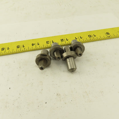 Jergens 29318 Style Relieved Locating Pin 3/8" x 1/2" Slip Fit Lot Of 4
