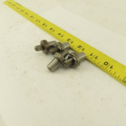 Jergens 29318 Style Relieved Locating Pin 3/8" x 1/2" Slip Fit Lot Of 4
