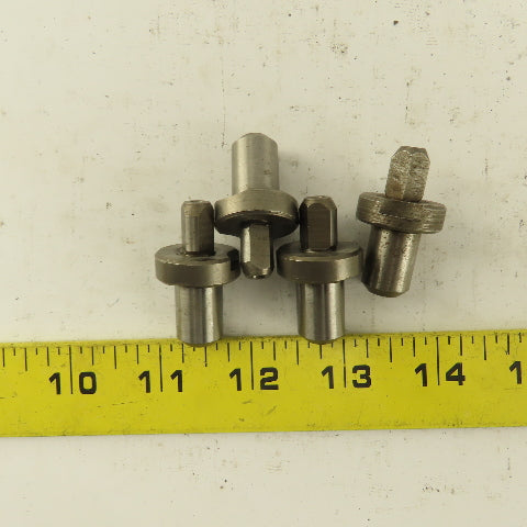 Jergens 29318 Style Relieved Locating Pin 3/8" x 1/2" Slip Fit Lot Of 4