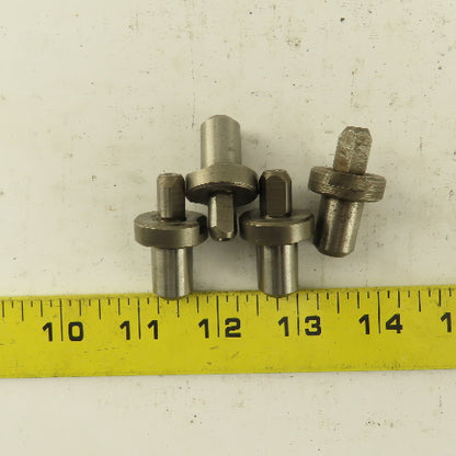 Jergens 29318 Style Relieved Locating Pin 3/8" x 1/2" Slip Fit Lot Of 4