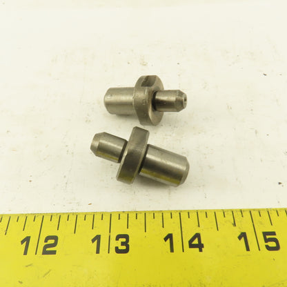 Jergens 29118 Style Round Locating Pin 3/8" x 1/2" Slip Fit Lot Of 2
