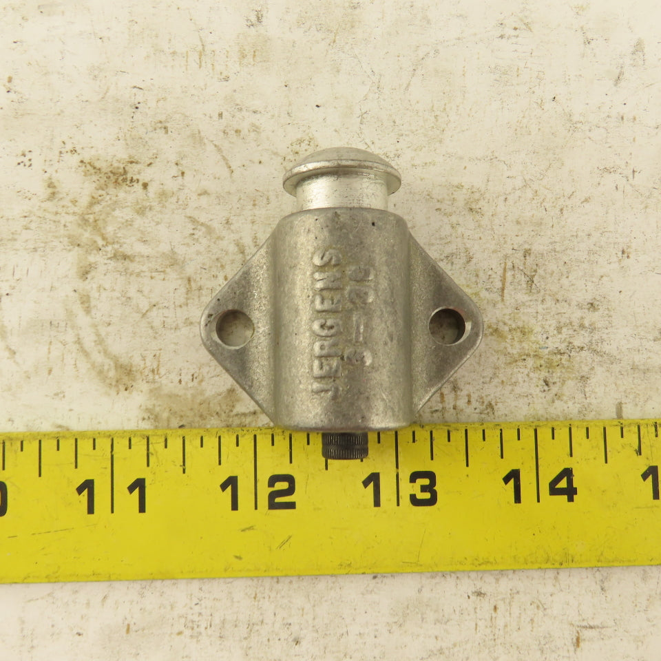 Jergens S-30 1/4" Stroke Spring Loaded Plunger Stop 2" Body Width