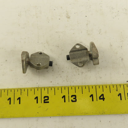 Jergens 36104 1/8" Stroke Spring Loaded Plunger Stop Tang Style 7/8" Body Width Lot of 2