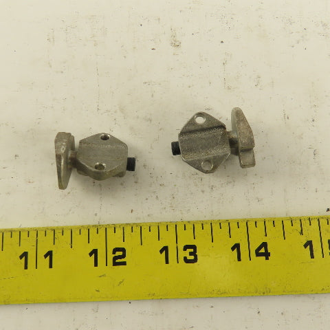 Jergens 36104 1/8" Stroke Spring Loaded Plunger Stop Tang Style 7/8" Body Width Lot of 2