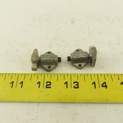 Jergens 36104 1/8" Stroke Spring Loaded Plunger Stop Tang Style 7/8" Body Width Lot of 2