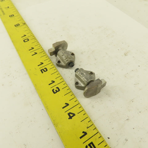 Jergens 36104 1/8" Stroke Spring Loaded Plunger Stop Tang Style 7/8" Body Width Lot of 2