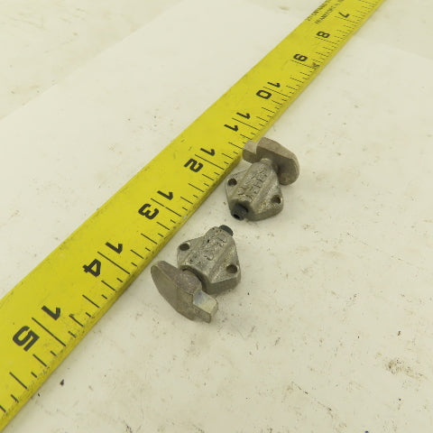 Jergens 36104 1/8" Stroke Spring Loaded Plunger Stop Tang Style 7/8" Body Width Lot of 2