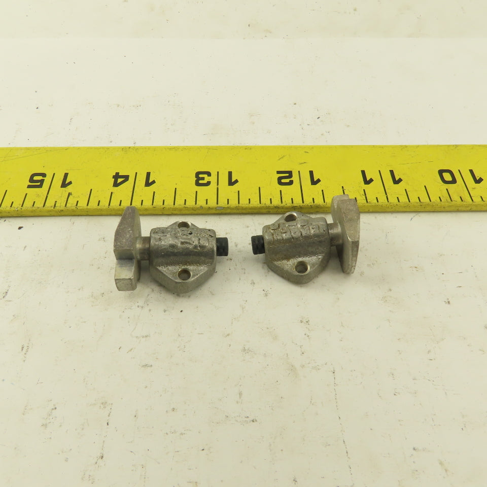 Jergens 36104 1/8" Stroke Spring Loaded Plunger Stop Tang Style 7/8" Body Width Lot of 2