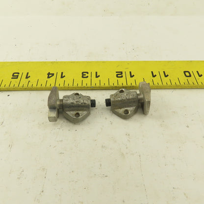 Jergens 36104 1/8" Stroke Spring Loaded Plunger Stop Tang Style 7/8" Body Width Lot of 2