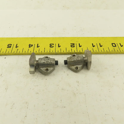 Jergens 36104 1/8" Stroke Spring Loaded Plunger Stop Tang Style 7/8" Body Width Lot of 2