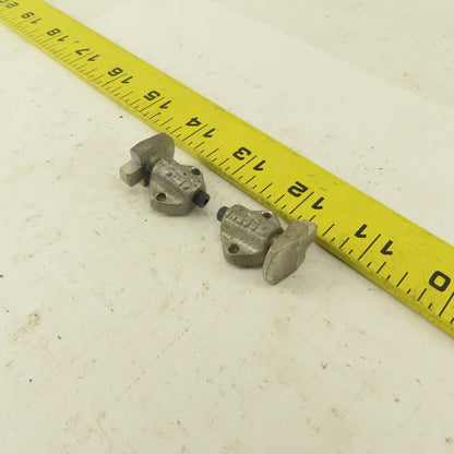 Jergens 36104 1/8" Stroke Spring Loaded Plunger Stop Tang Style 7/8" Body Width Lot of 2