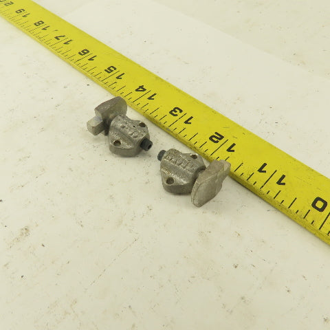 Jergens 36104 1/8" Stroke Spring Loaded Plunger Stop Tang Style 7/8" Body Width Lot of 2