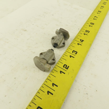 Jergens 36104 1/8" Stroke Spring Loaded Plunger Stop Tang Style 7/8" Body Width Lot of 2