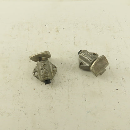 Jergens 36104 1/8" Stroke Spring Loaded Plunger Stop Tang Style 7/8" Body Width Lot of 2